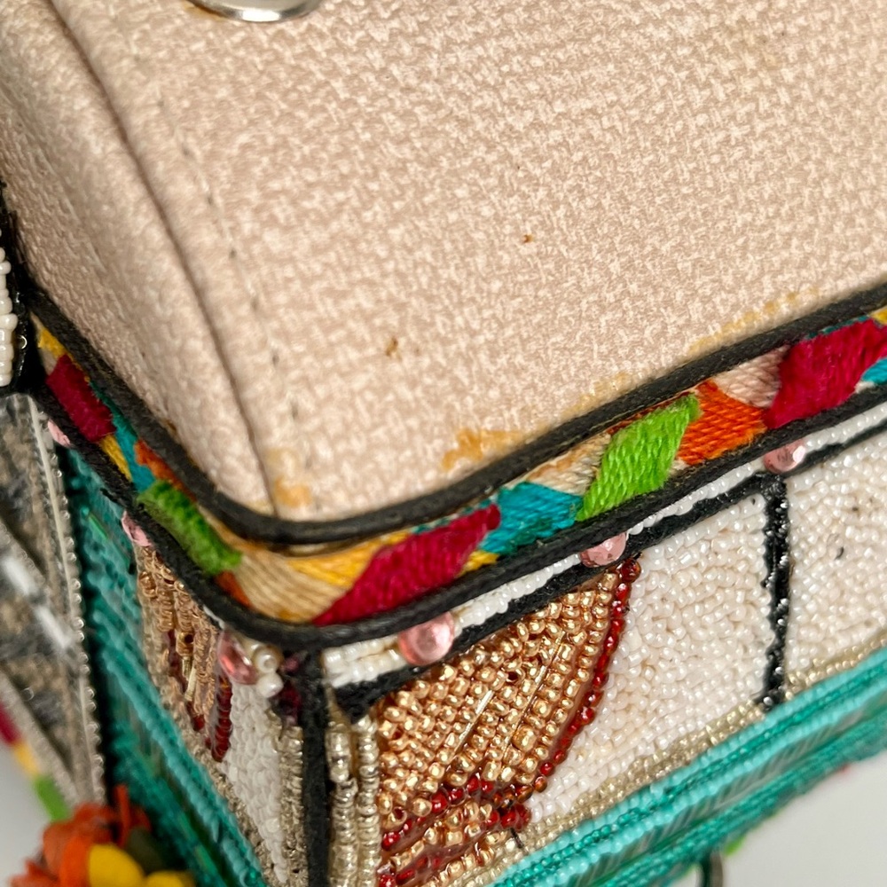 Beaded Camper Mini Bag by Mary Frances - Picture 9 of 16
